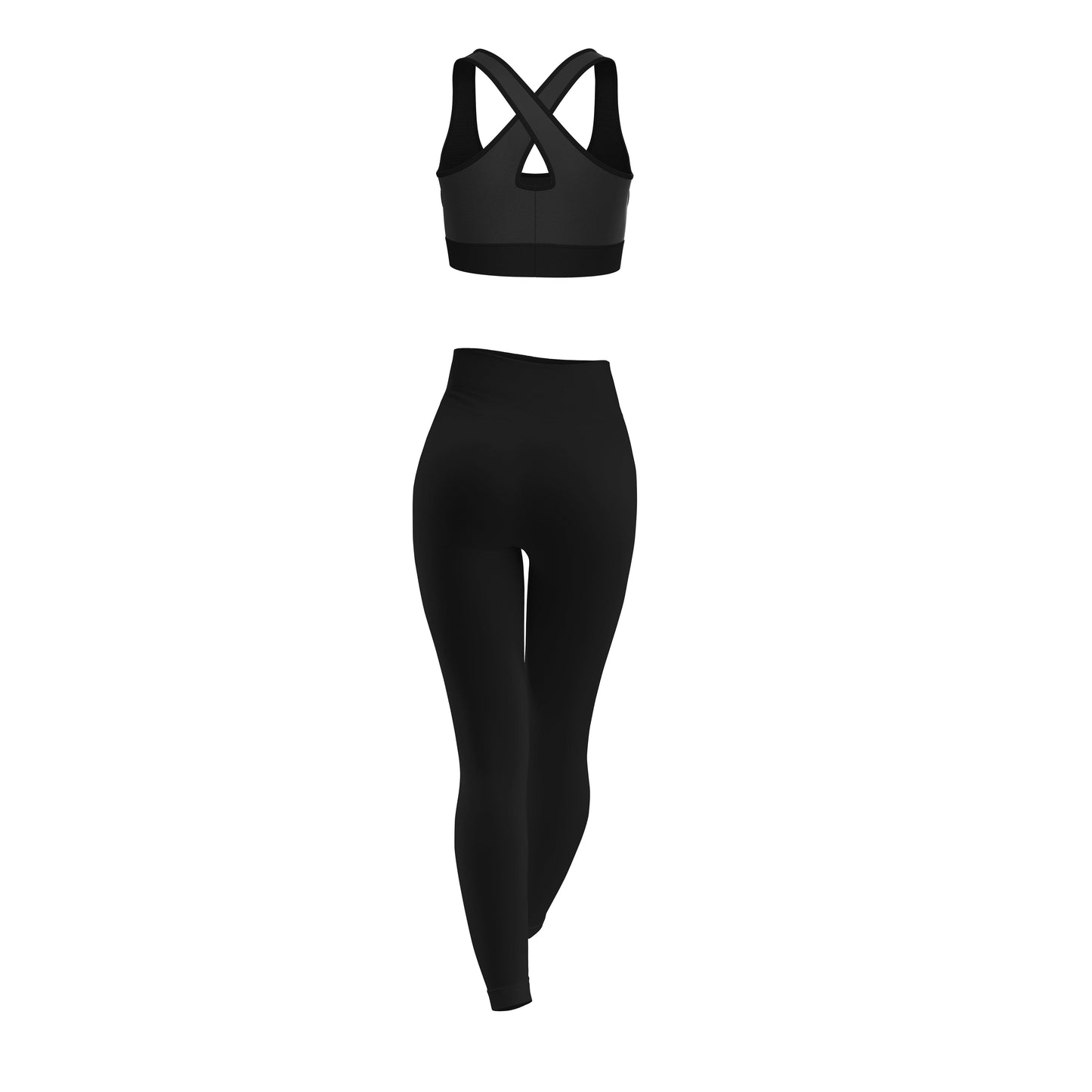 Vigor Vibe Sports Legging & Bra Set Black