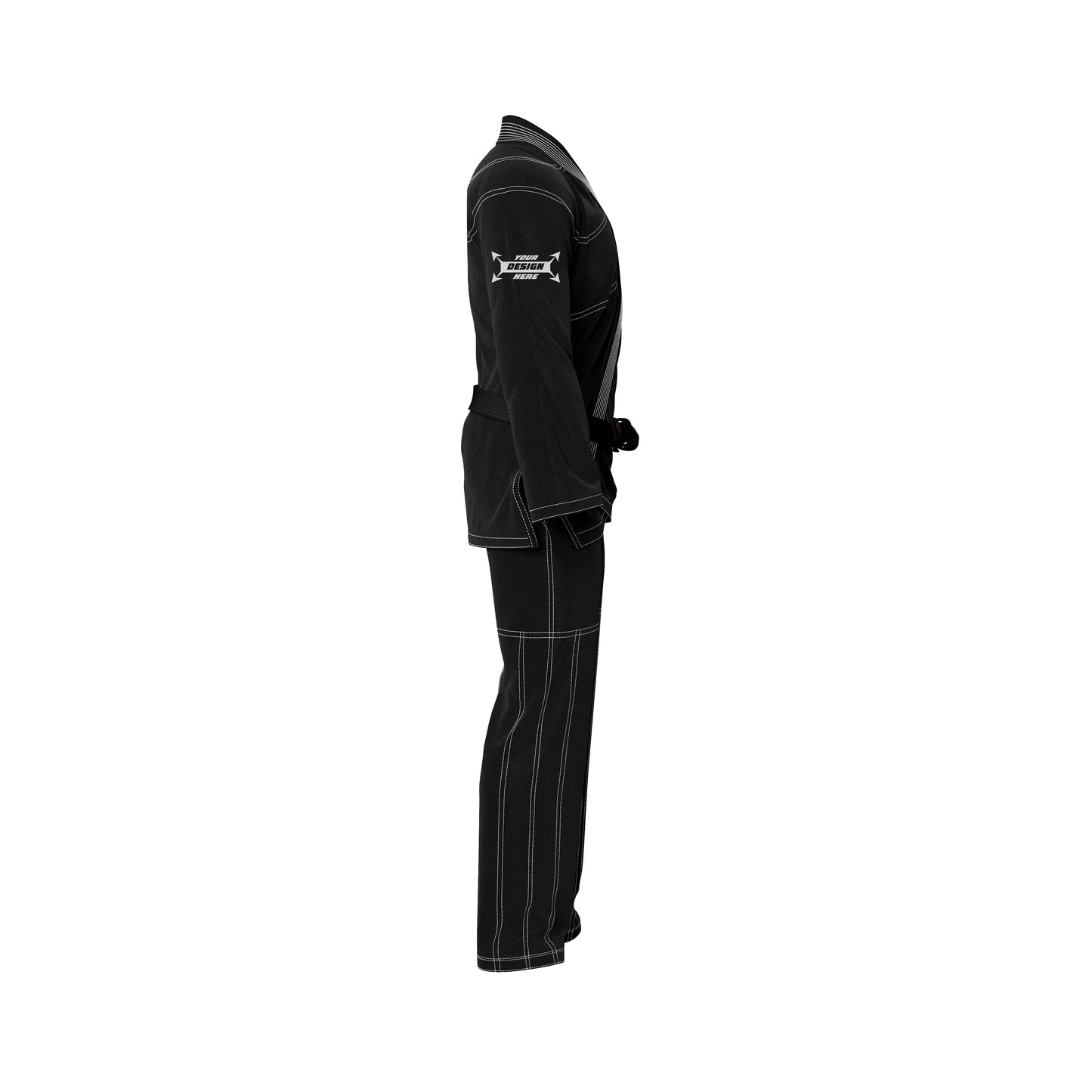 Customize Basic Brazilian Jiu Jitsu Gi Black