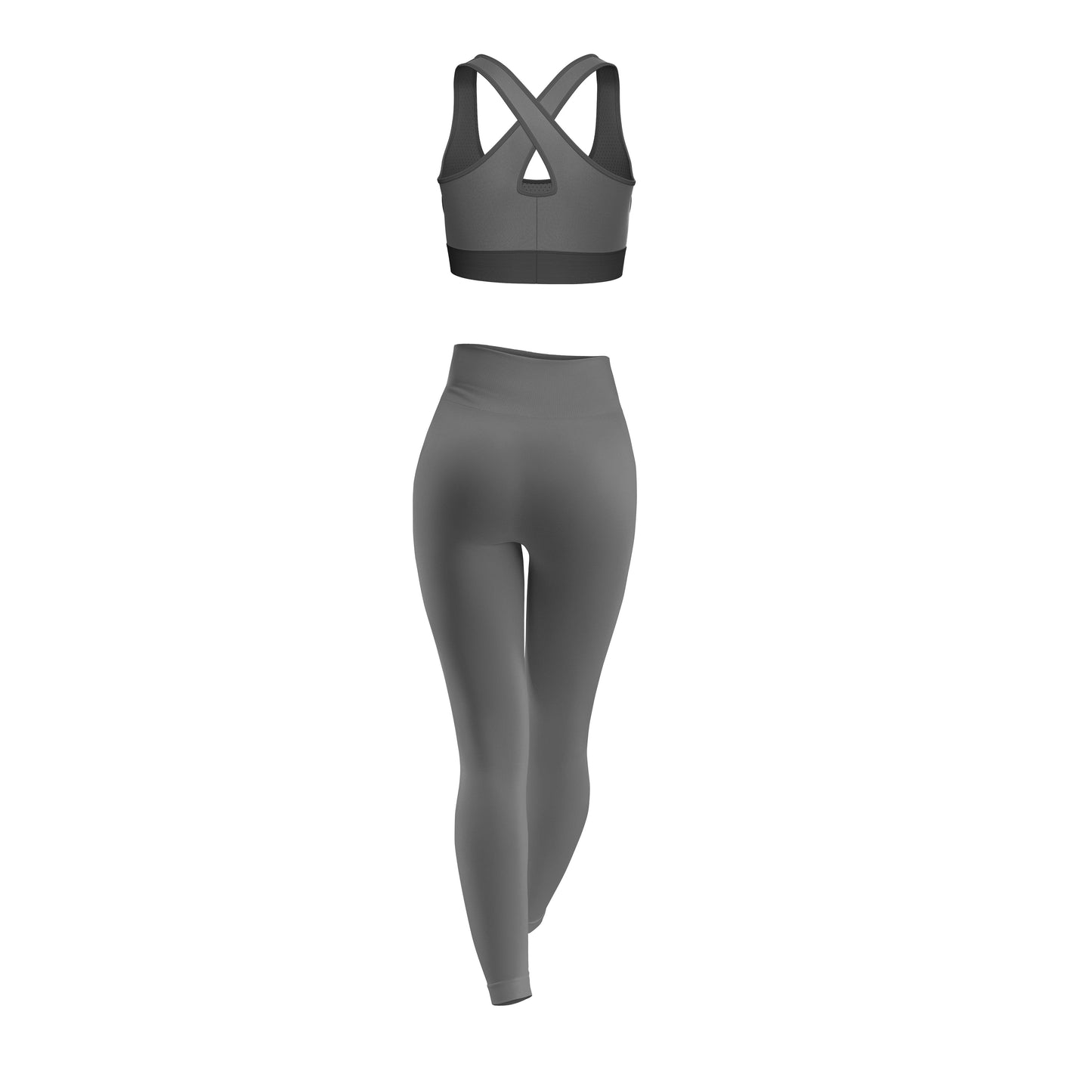 Vigor Vibe Sports Legging & Bra Set Grey