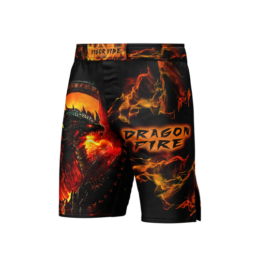 Vigor Vibe MMA Shorts Dragon Fire-05