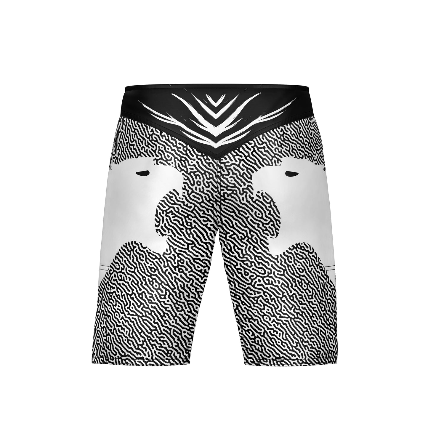Vigor Vibe MMA Shorts-Jaguar-01-White