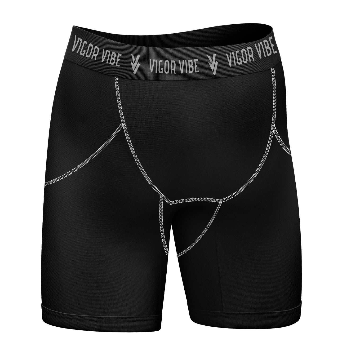 Vigor Vibe Men Compression Shorts Black