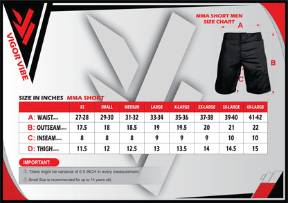 Vigor Vibe MMA Shorts-Jaguar-01-Black