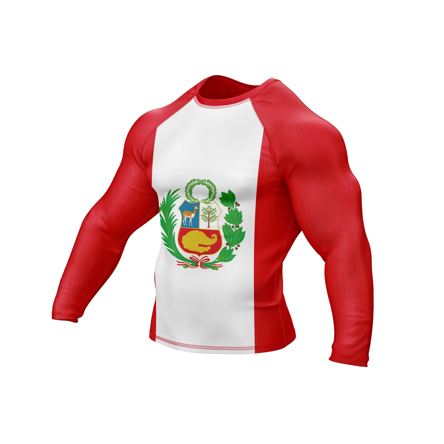 Peru Jiu Jitsu Flag Grappling Rash Guard