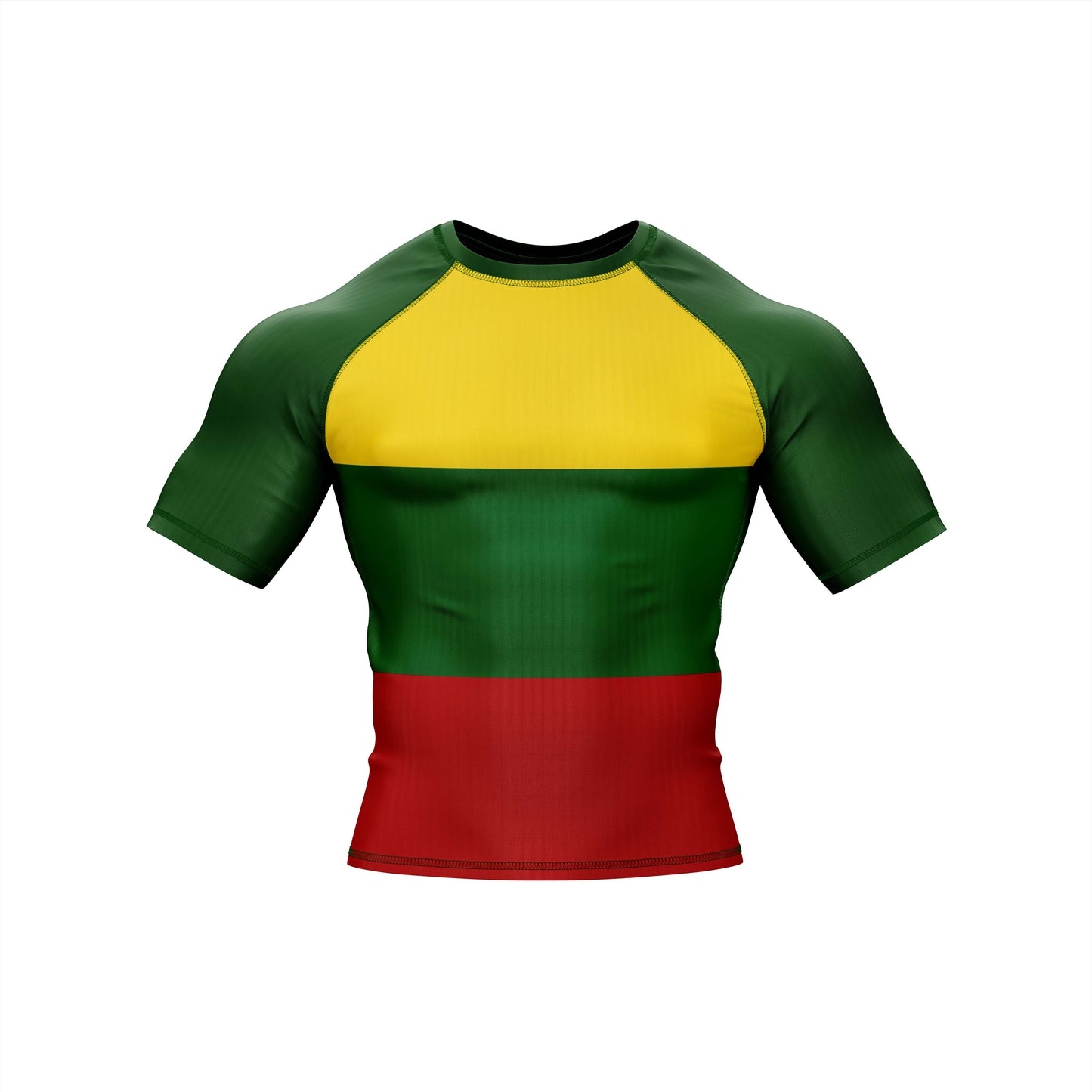 Lithuania Jiu Jitsu Flag Grappling Rash Guard