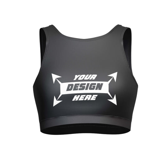 Customize Vigor Vibe Sports Bra Black