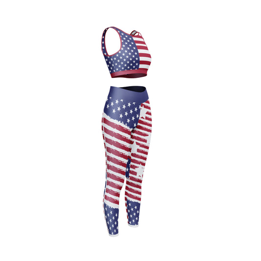 Vigor Vibe Sports Legging & Bra Set USA