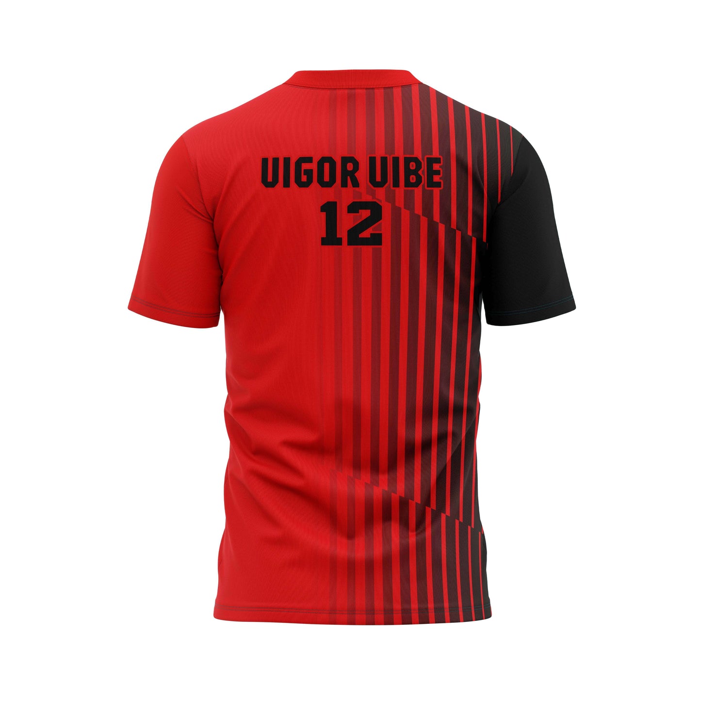 Vigor Vibe Black & Red Volleyball Uniform | Personalized designs for your Team (Volleyball-001)