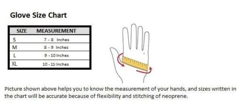 Gym Training Gloves with Wrist Wraps Size