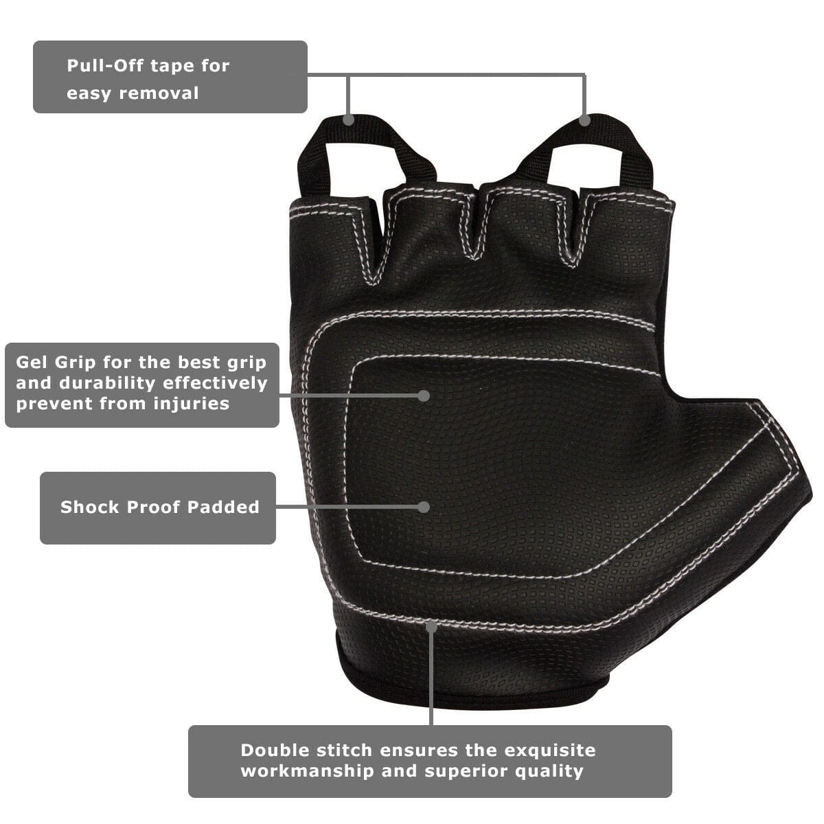 Half Finger Gloves Weight Lifting & Training Specs