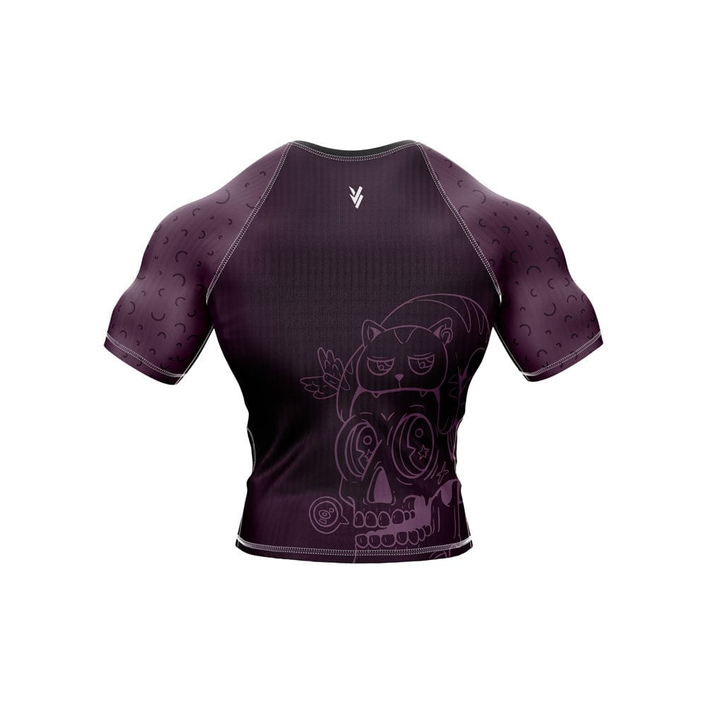 Scary Clown Skull BJJ Rash Guard For Men and Women