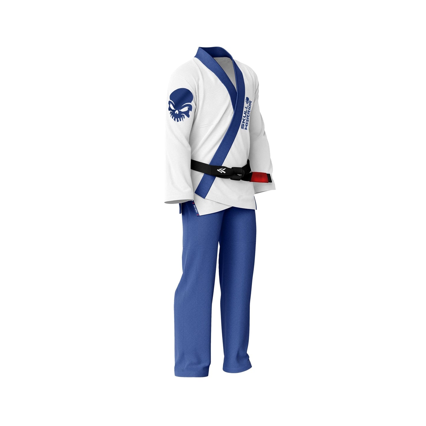 Skull Warrior Brazilian Jiu Jitsu Gi Blue & White