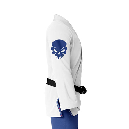 Skull Warrior Brazilian Jiu Jitsu Gi Blue & White