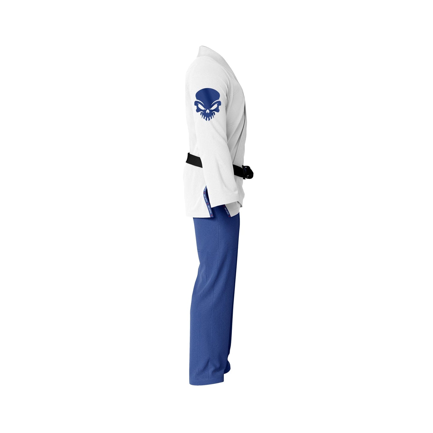 Skull Warrior Brazilian Jiu Jitsu Gi Blue & White