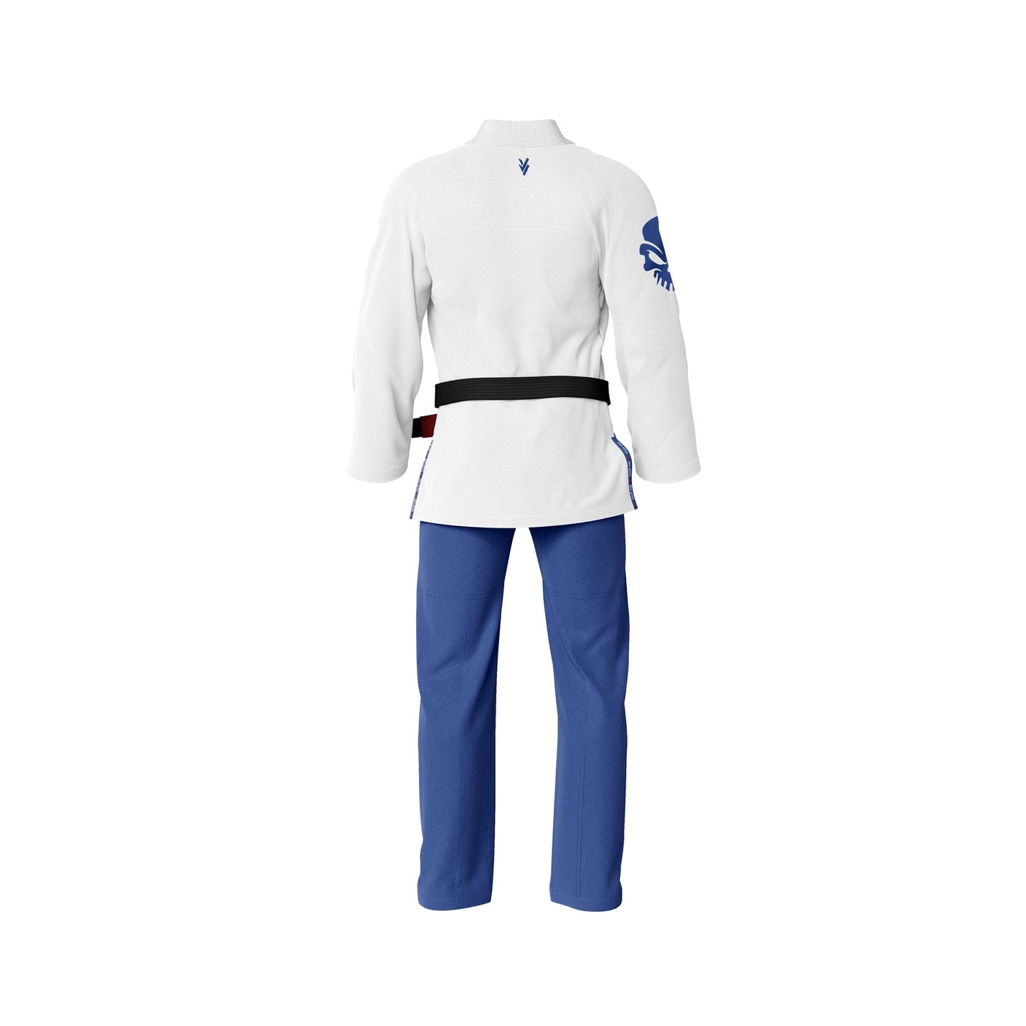 Skull Warrior Brazilian Jiu Jitsu Gi Blue & White