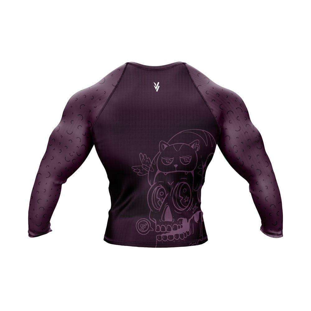 Scary Clown Skull BJJ Rash Guard For Men and Women