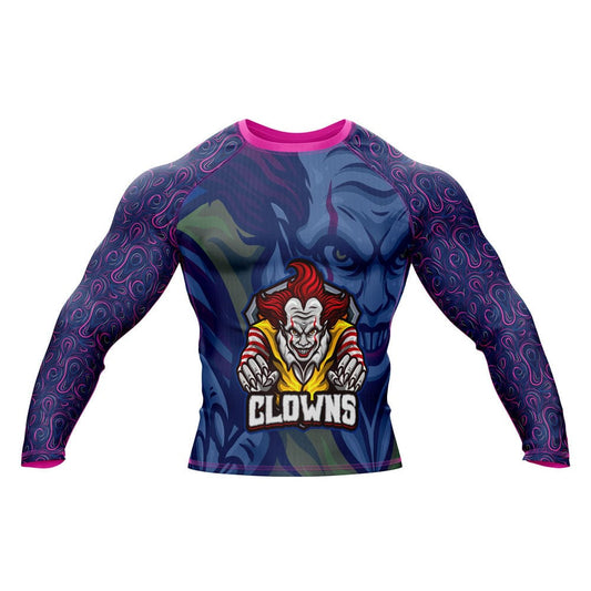 Smile Clown Mascot BJJ Rash Guard for Men and Women