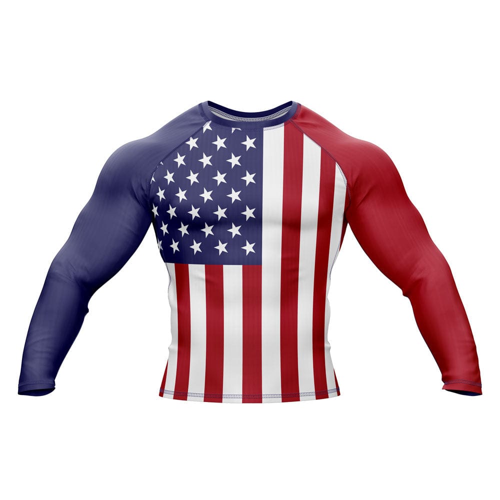 American Jiu Jitsu Flag Grappling Rash Guard