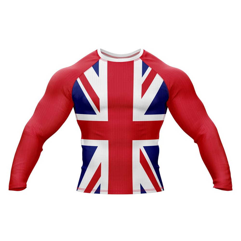 United Kingdom Jiu Jitsu Flag Grappling Rash Guard