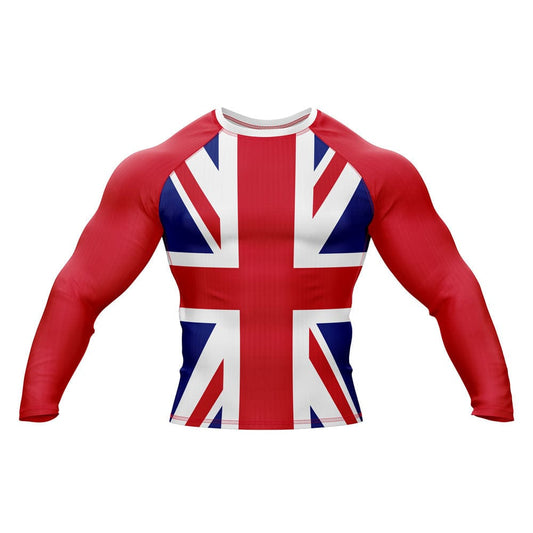 United Kingdom Jiu Jitsu Flag Grappling Rash Guard