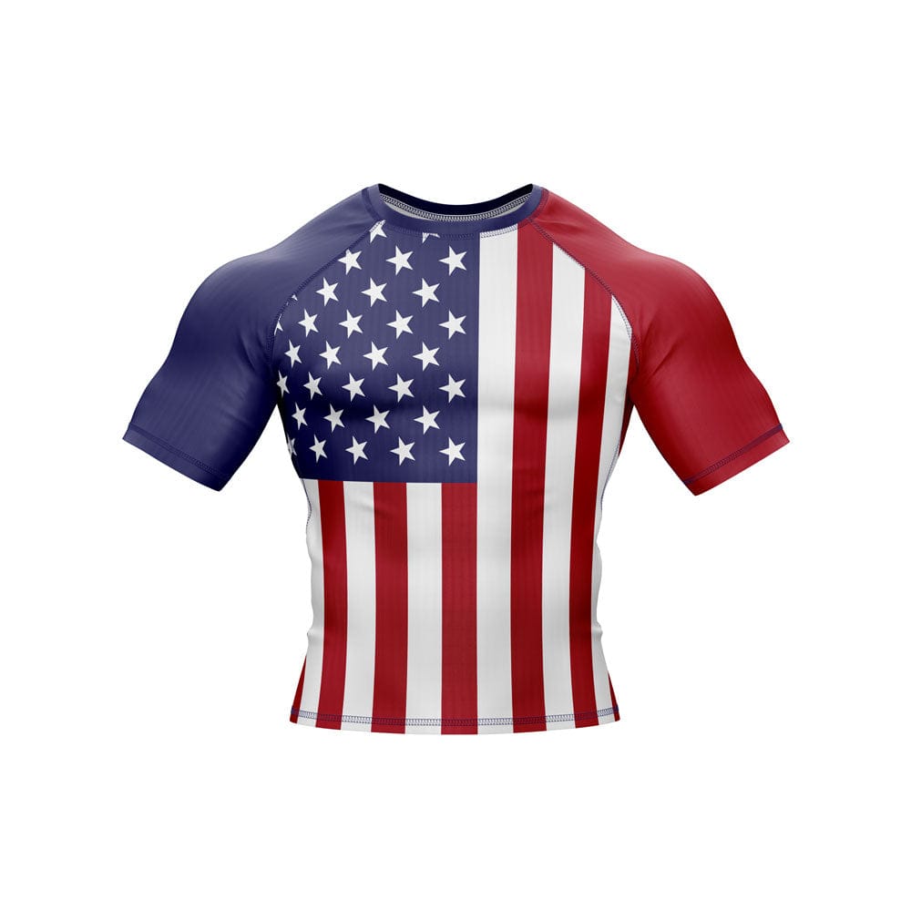 American Jiu Jitsu Flag Grappling Rash Guard