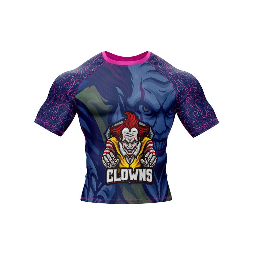 Smile Clown Mascot BJJ Rash Guard for Men and Women