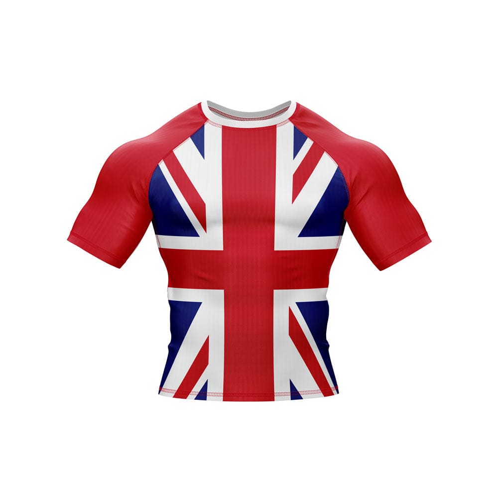 United Kingdom Jiu Jitsu Flag Grappling Rash Guard