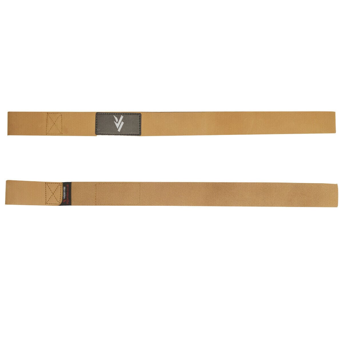 Weight Lifting Leather Wrist Straps Brown Pair For Work out Gym & Training