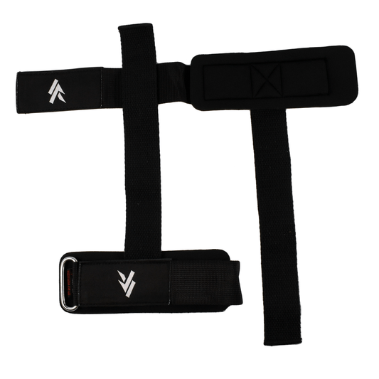 Wrist Bar Straps Grippe Cotton Webbing Black Weight Lifting, Bodybuilding, Gym & Training