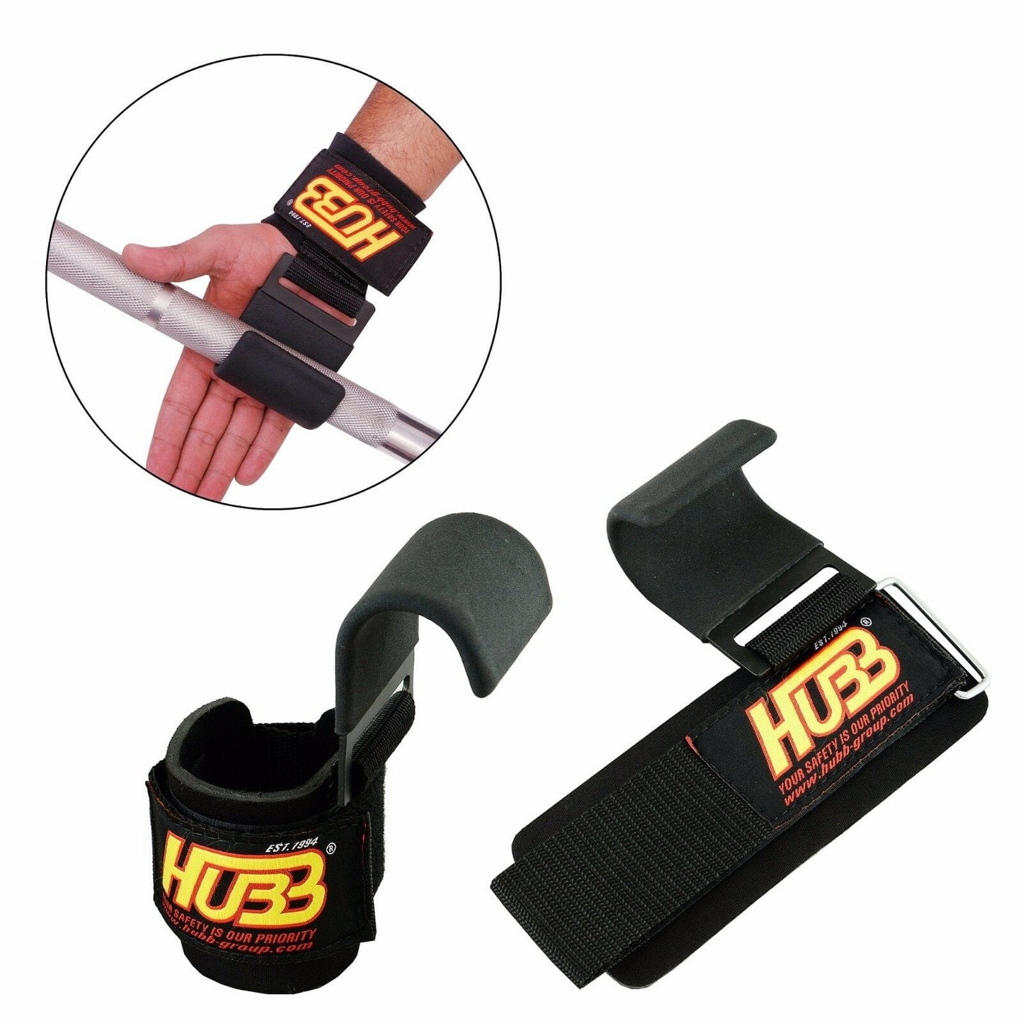Weightlifting Hook Straps All Views