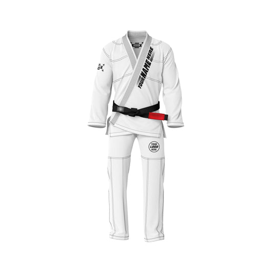 Customize Basic Brazilian Jiu Jitsu Gi White