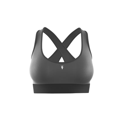 Vigor Vibe Sports Bra Grey