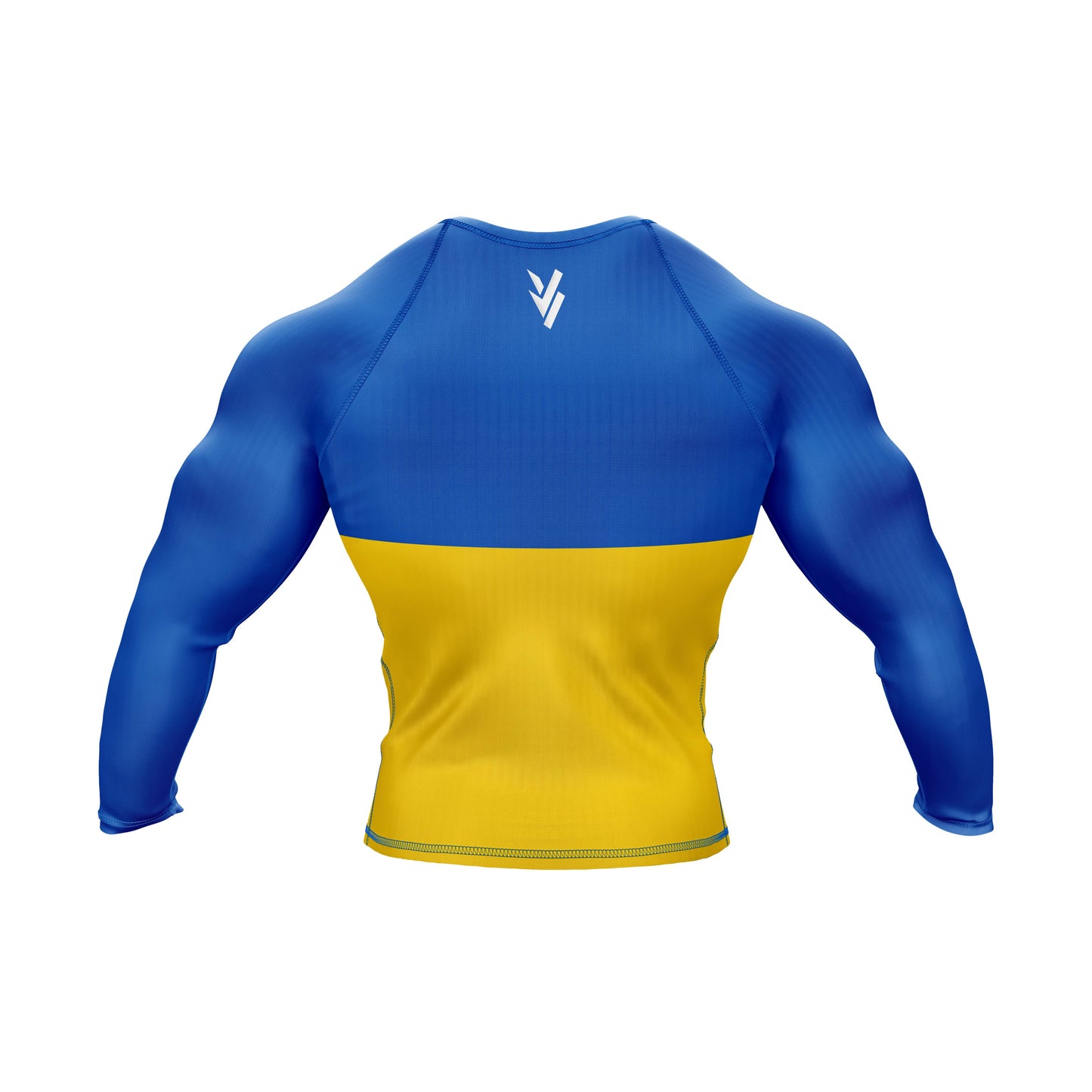 Ukraine Jiu Jitsu Flag Grappling Rash Guard