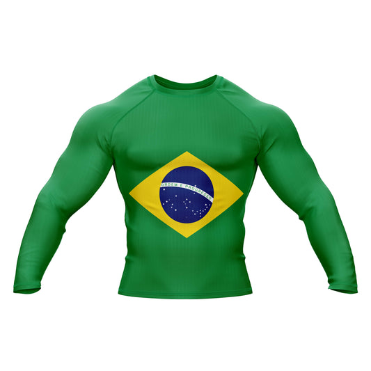 Brazil Jiu Jitsu Flag Grappling Rash Guard