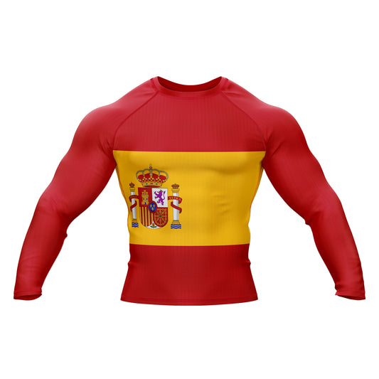 Spain Jiu Jitsu Flag Grappling Rash Guard