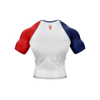 Dominican Republic Jiu Jitsu Flag Grappling Rash Guard