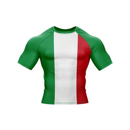 Italy Jiu Jitsu Flag Grappling Rash Guard