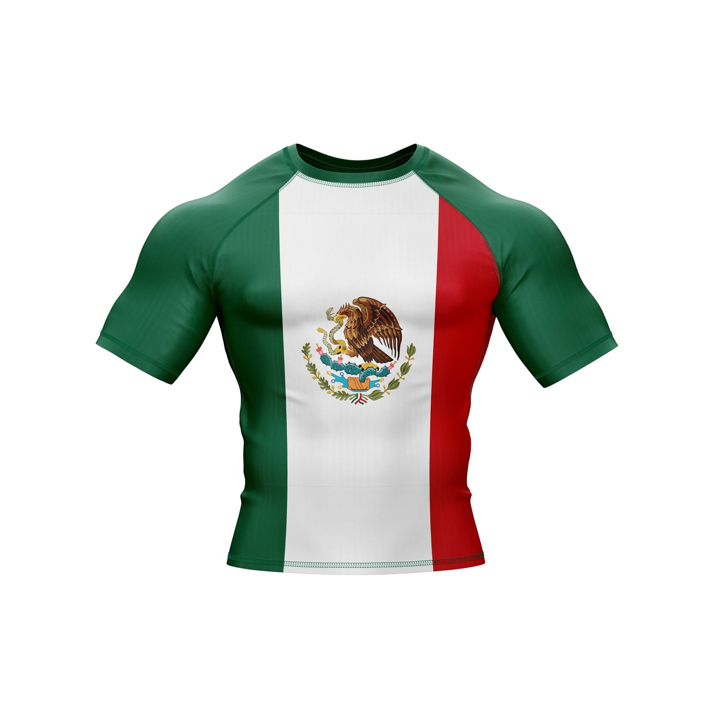 Mexico Jiu Jitsu Flag Grappling Rash Guard