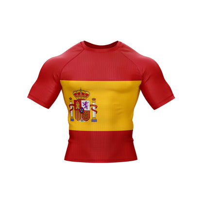 Spain Jiu Jitsu Flag Grappling Rash Guard