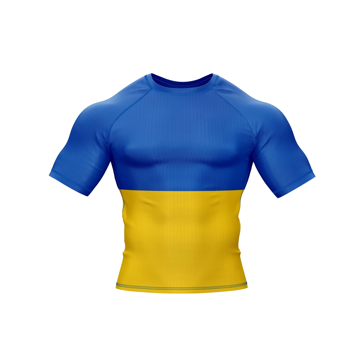 Ukraine Jiu Jitsu Flag Grappling Rash Guard