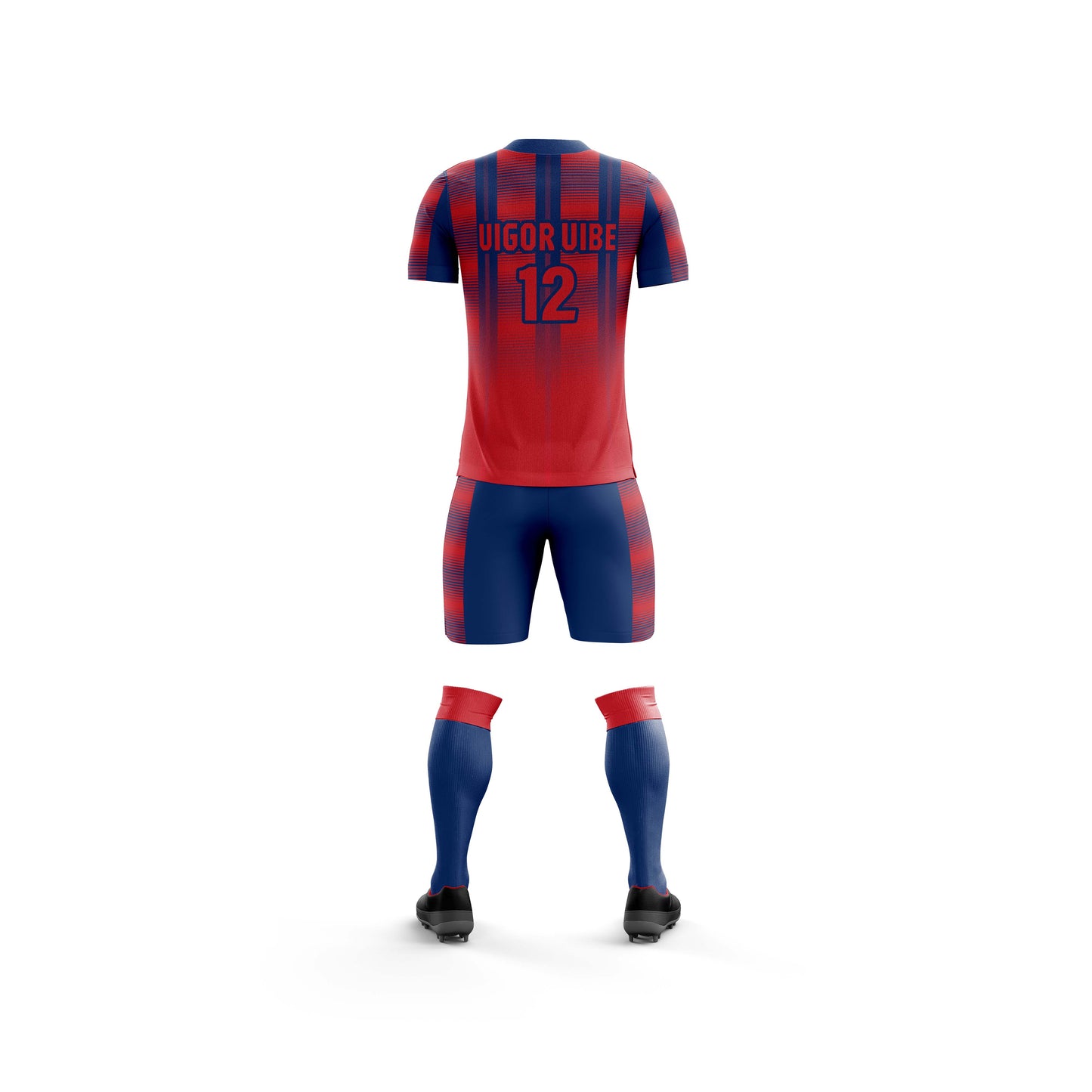 Vigor Vibe Red & Blue Soccer Uniform | Personalized designs for your Team (Soccer-003)