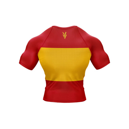 Spain Jiu Jitsu Flag Grappling Rash Guard