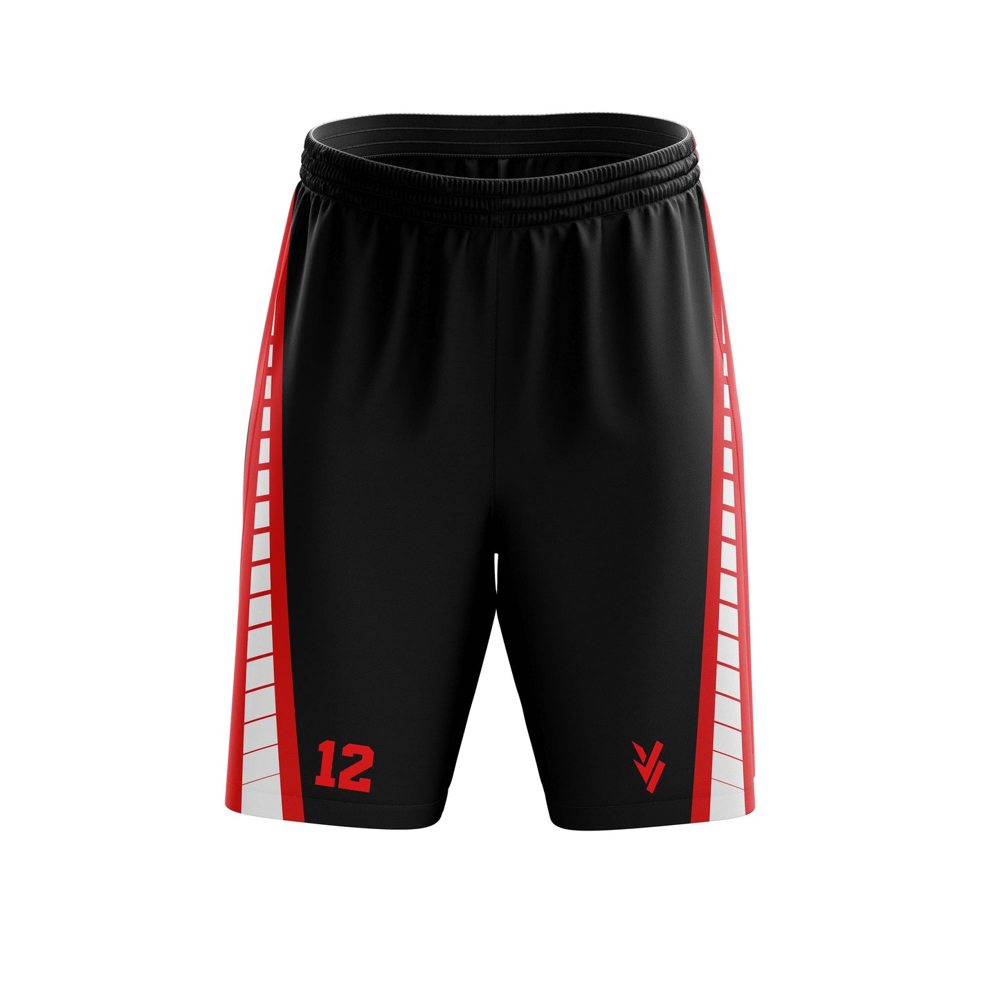 Vigor Vibe Black, Grey & Red Volleyball Uniform | Personalized designs for your Team (Volleyball-002)