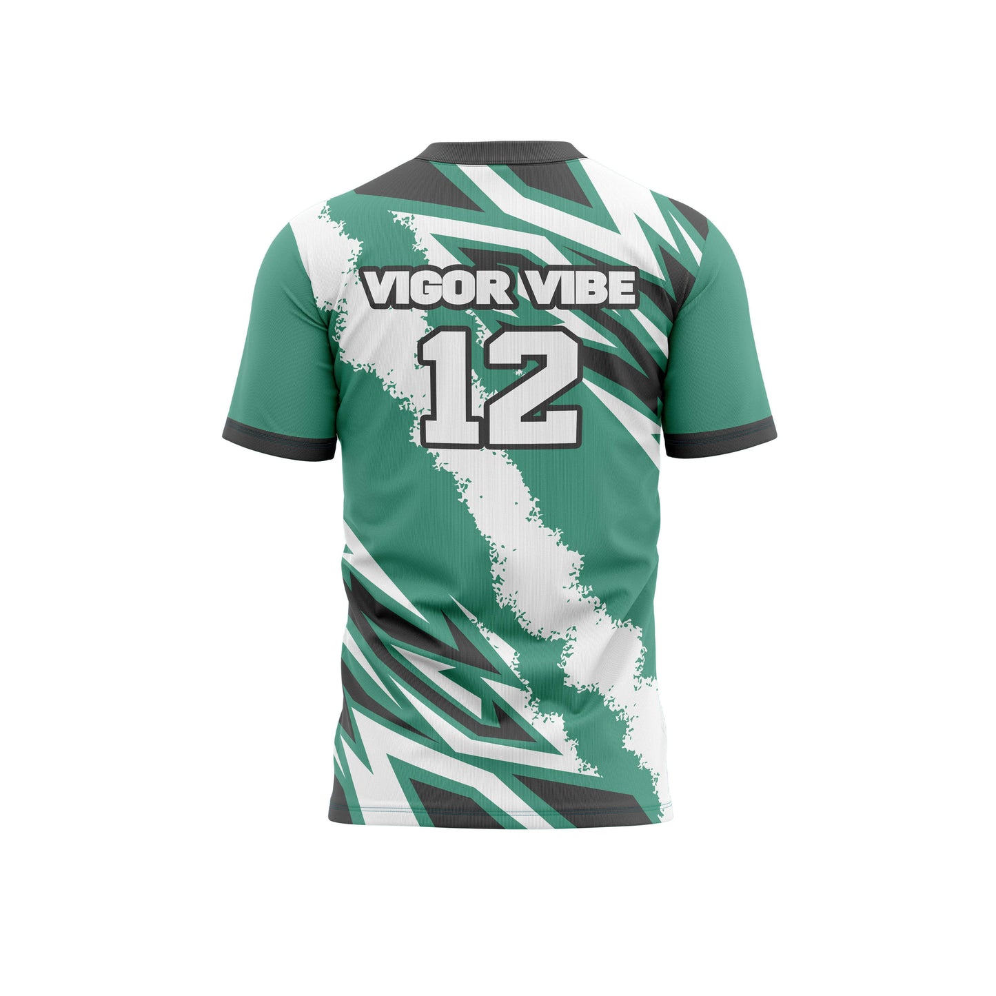 Vigor Vibe Black, Green & White Volleyball Uniform | Personalized designs for your Team (Volleyball-003)