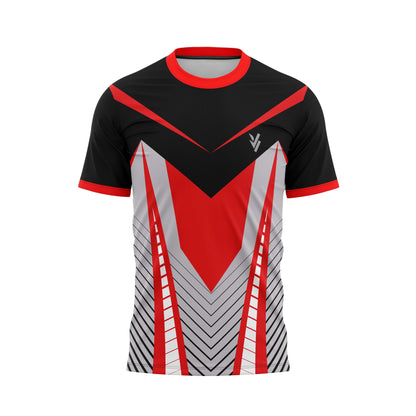 Vigor Vibe Black, Grey & Red Volleyball Uniform | Personalized designs for your Team (Volleyball-002)