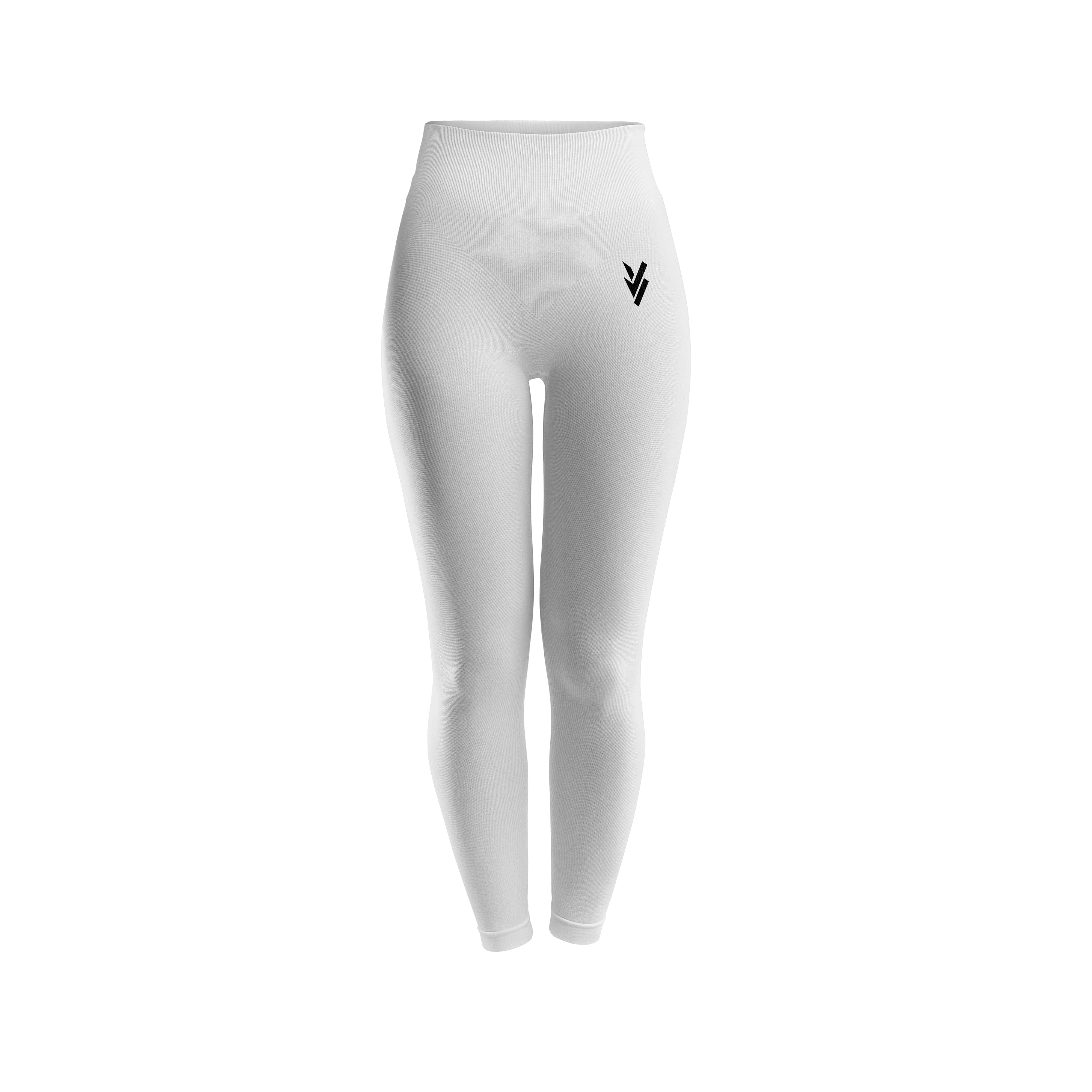 Plain white leggings best sale