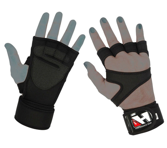 Gym Training Gloves with Wrist Wraps