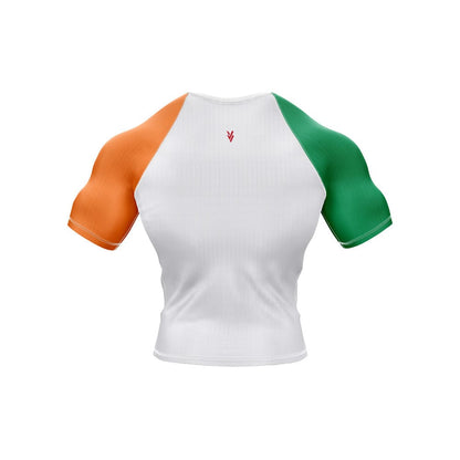 Ireland Jiu Jitsu Flag Grappling Rash Guard