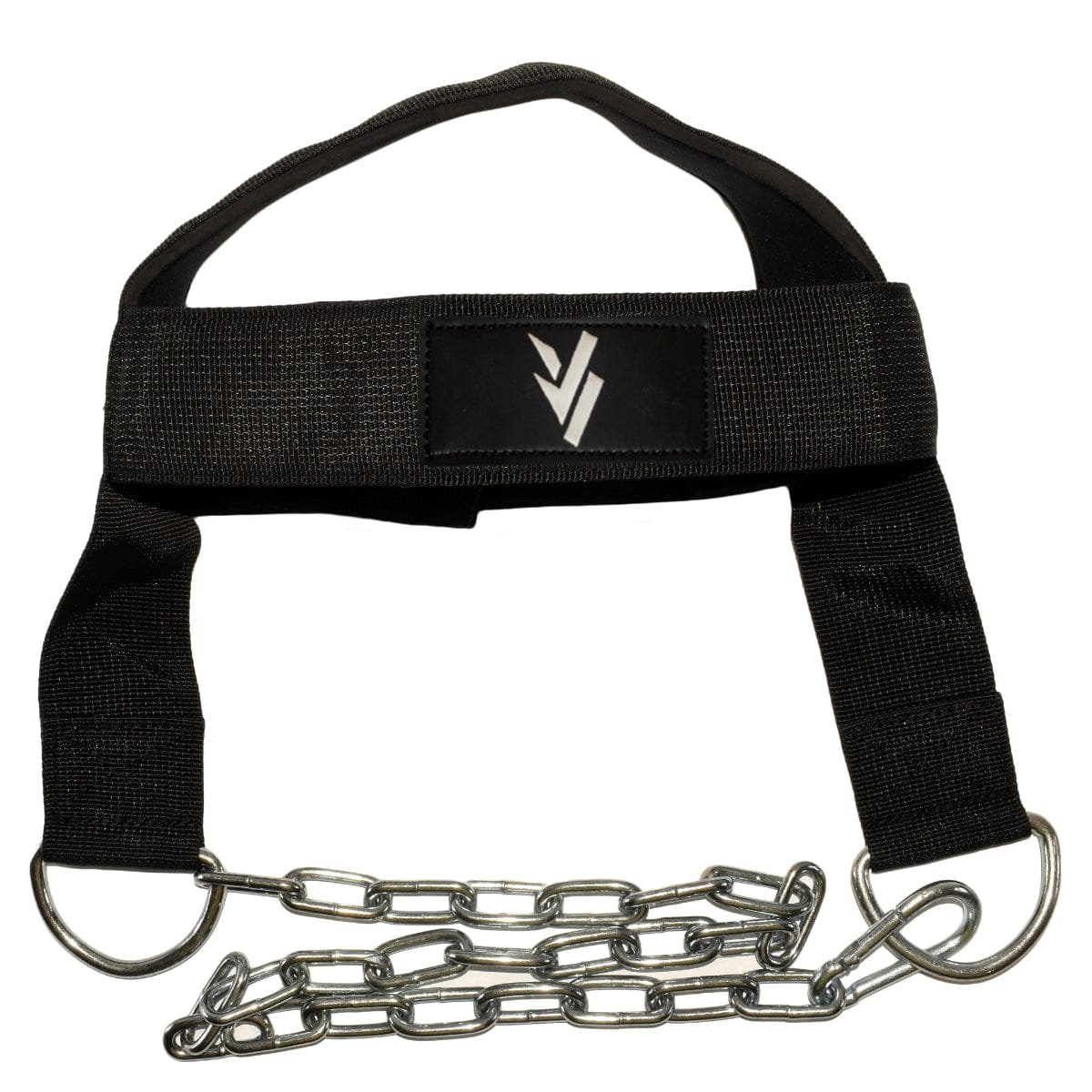 Head Harness Dipping Neck Builder Belt Chain Weight Lifting Cotton Webbing & Cast Iron