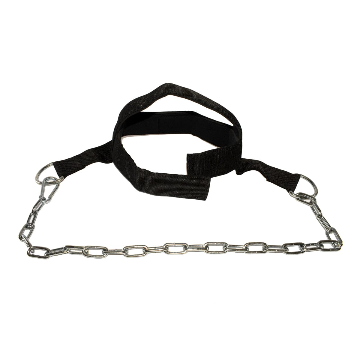 Head Harness Dipping Neck Builder Belt Chain Weight Lifting Cotton Webbing & Cast Iron